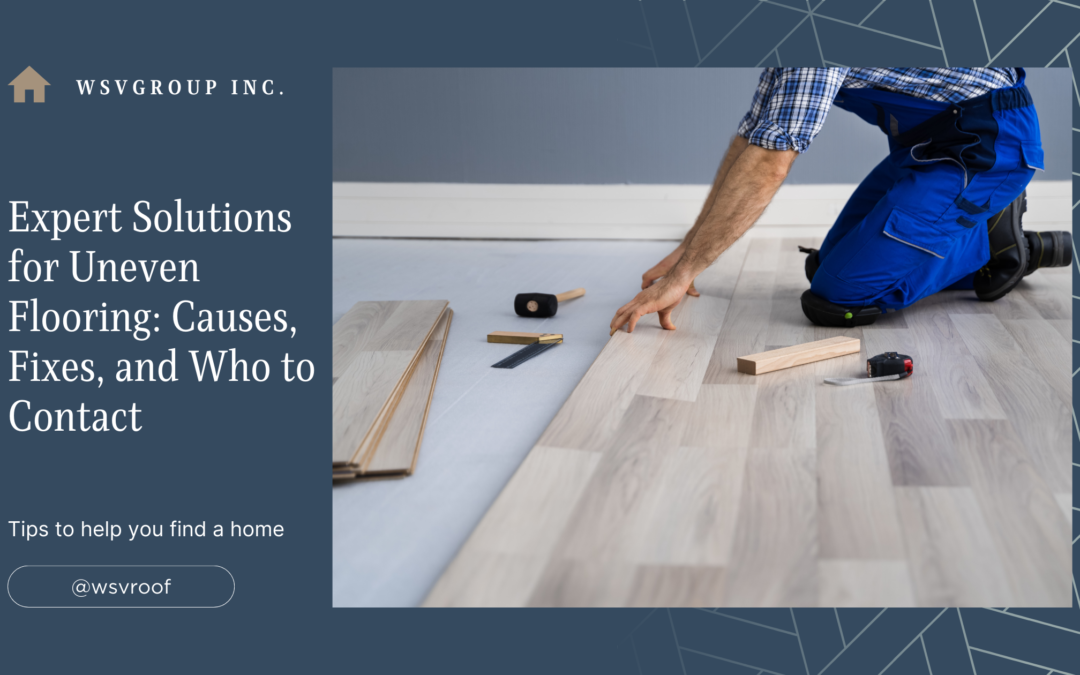 Expert Solutions for Uneven Flooring: Causes, Fixes, and Who to Contact