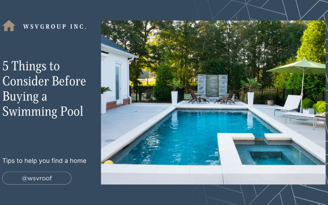 5 Things to Consider Before Buying a Swimming Pool