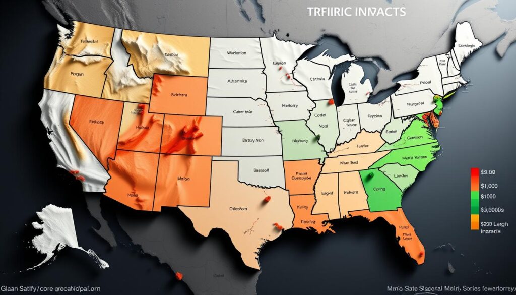 regional variations in tariff impacts regional variations in tariff impacts
