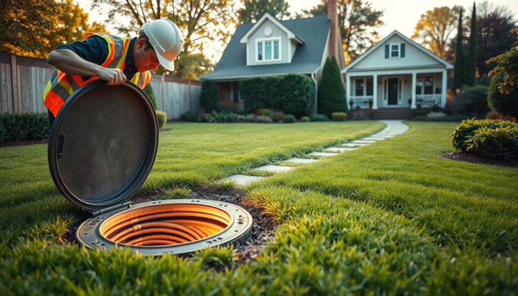 yard maintenance sewer lines